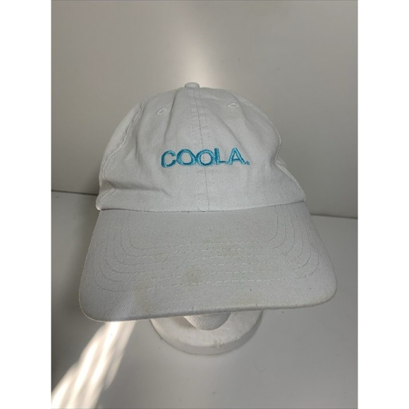 COOLA Suncare White Adjustable Strap Baseball Hat Cap - Picture 2 of 7